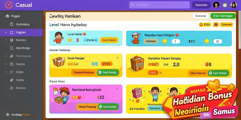 Menjelajahi dunia fantasi yang penuh warna.